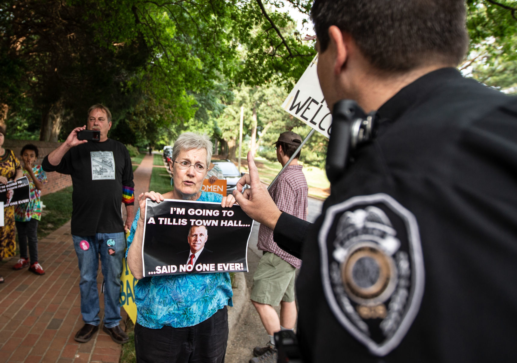 Pence Protest